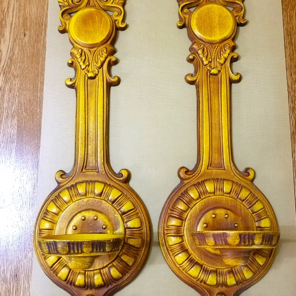 2 Vintage Metal Sconces